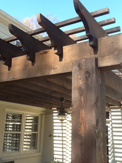 An example of notched beams and rafters
